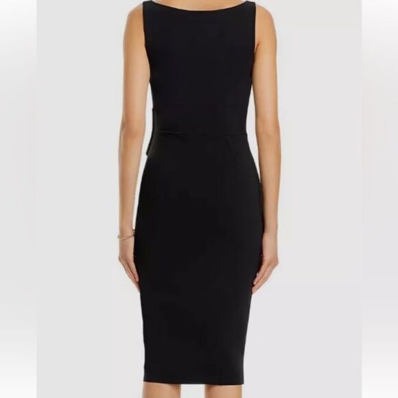 Chiara Boni La Petite Robe Yoko Twist Front Dress  NWT 44/M $695 - Picture 5 of 5